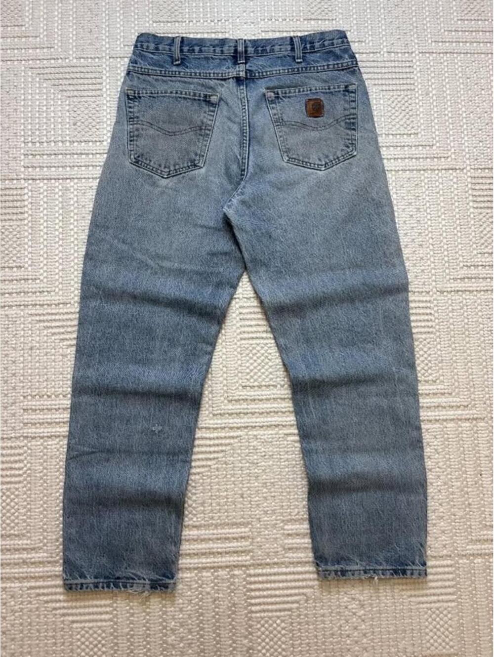 Vintage Carhartt B17 DST Relaxed Fit Men's Jeans 33x30 Light